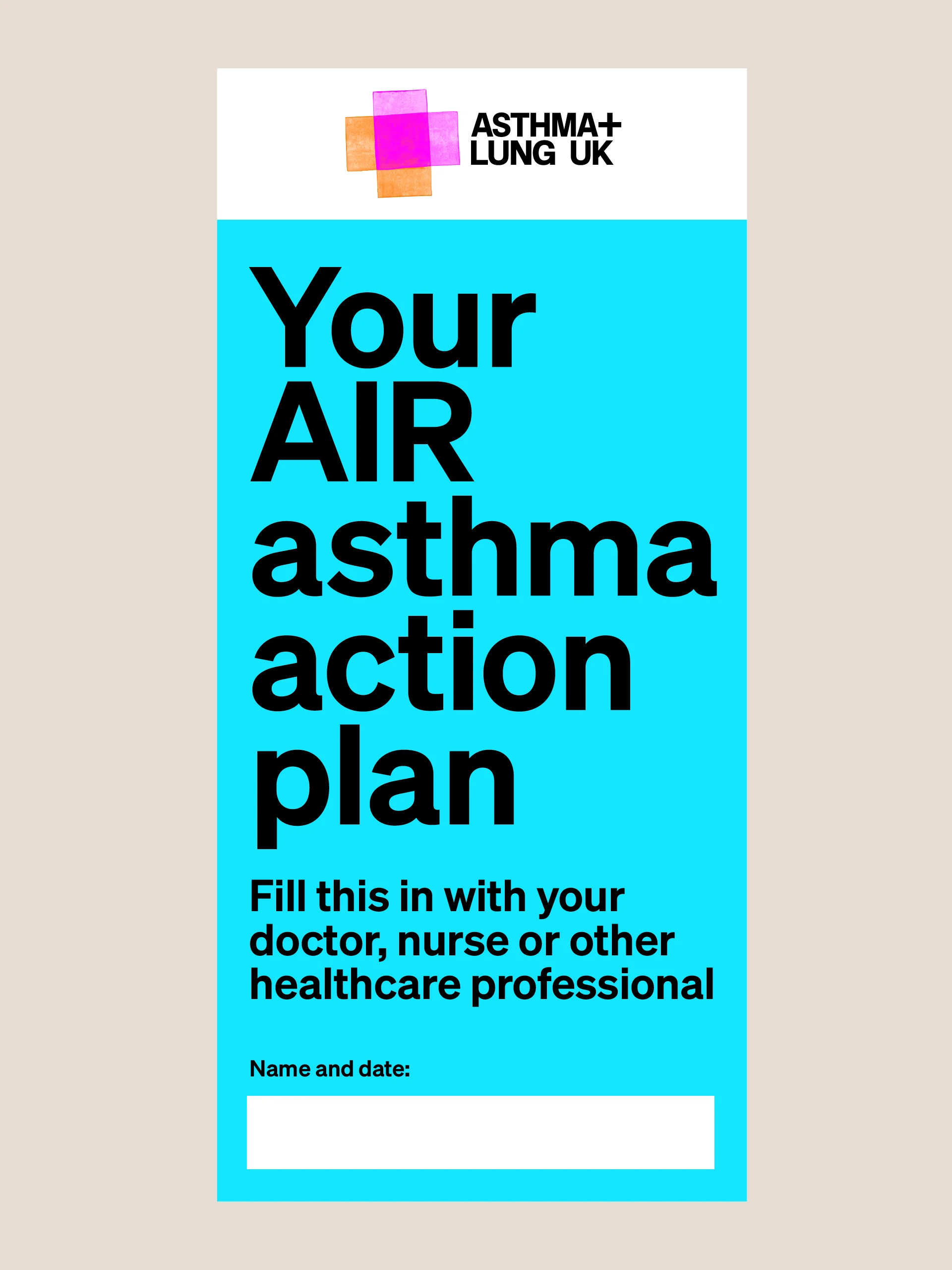Asthma action plans