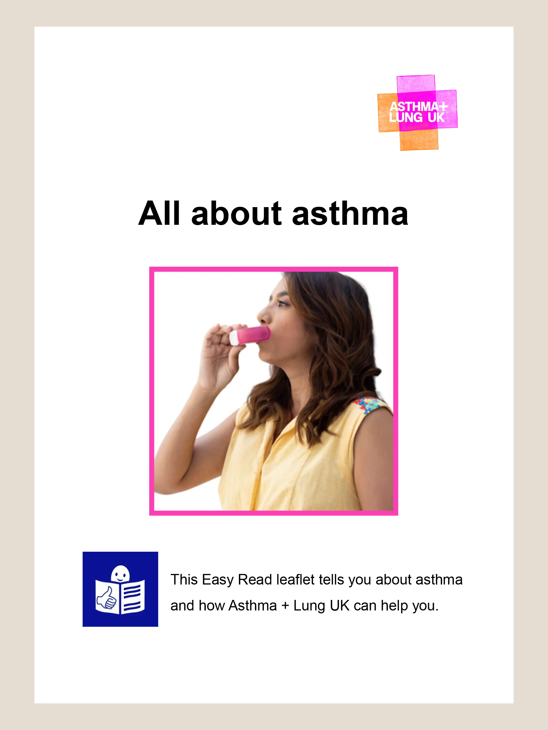Asthma Easy Read resources